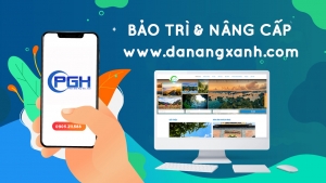 Phan Gia Huy bảo trì và nâng cấp website cho Cty Du Lịch Đà Nẵng Xanh
