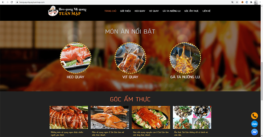 Heo quay vịt quay Tuấn Mập